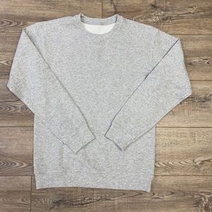 Heathered Gray Lululemon long sleeve sweatshirt. Size 6.